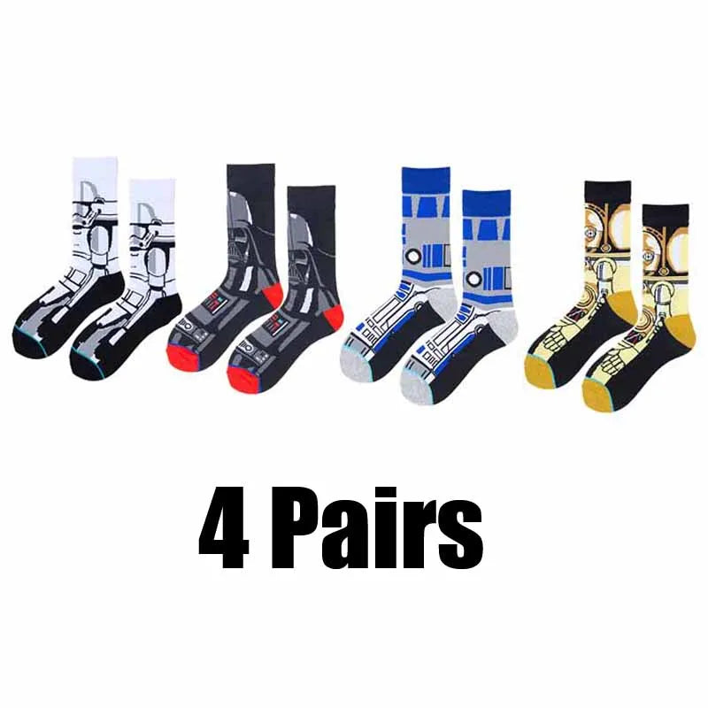 4 Pairs of Star Wars socks