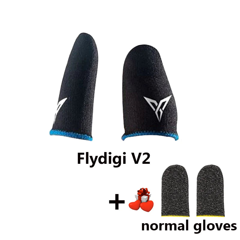 Flydigi Mobile Phone Gaming Sweat-Proof Finger Cover Fingertip Gloves Game  Non-slip Touch Screen Thumb Fingertip Sleeves