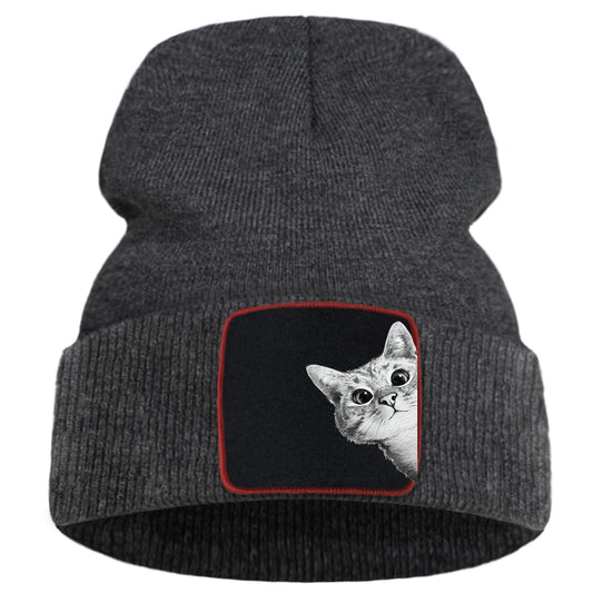 Kitten Print Hat