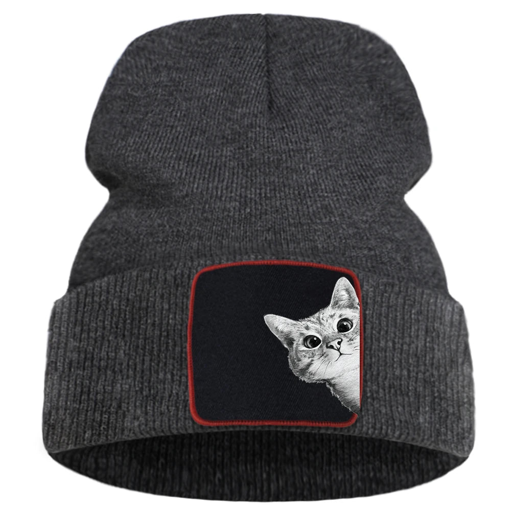 Kitten Print Hat