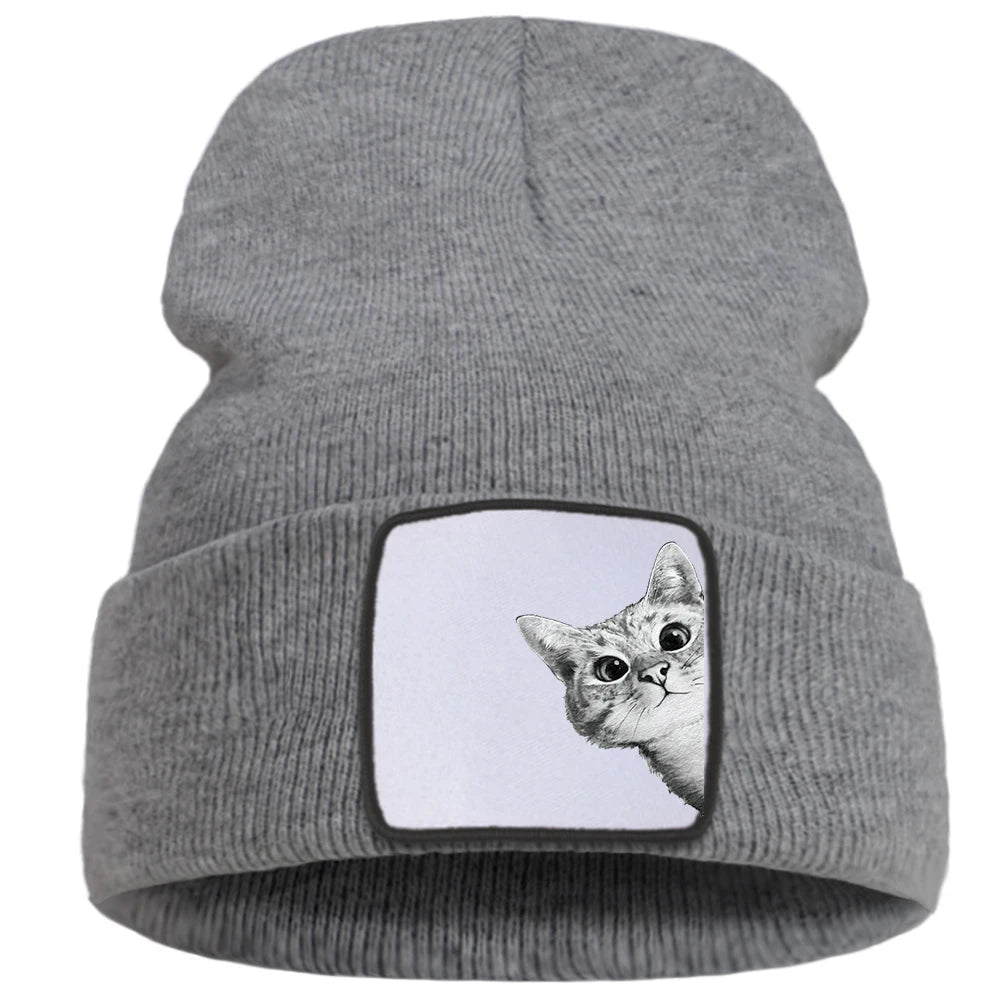 Kitten Print Hat