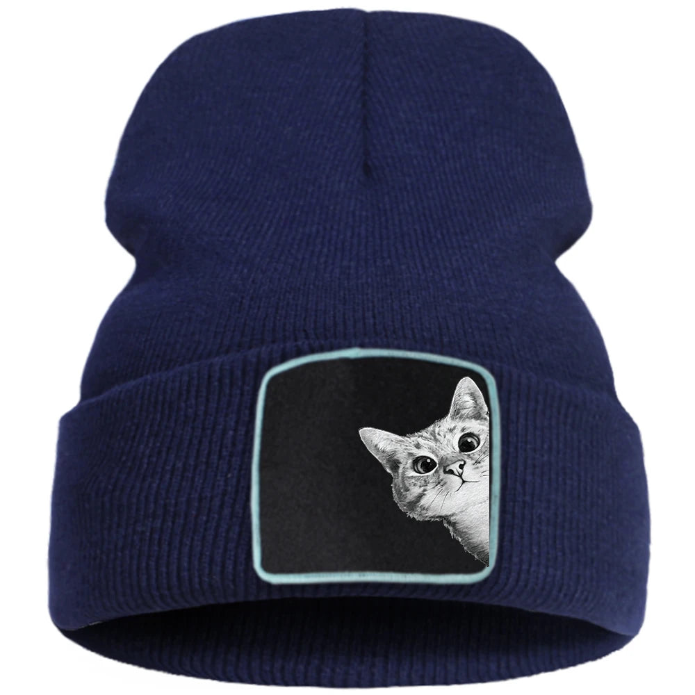 Kitten Print Hat