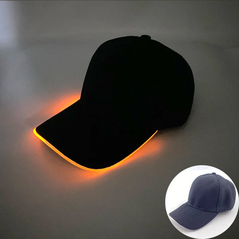 Glowing LED Baseball Cap