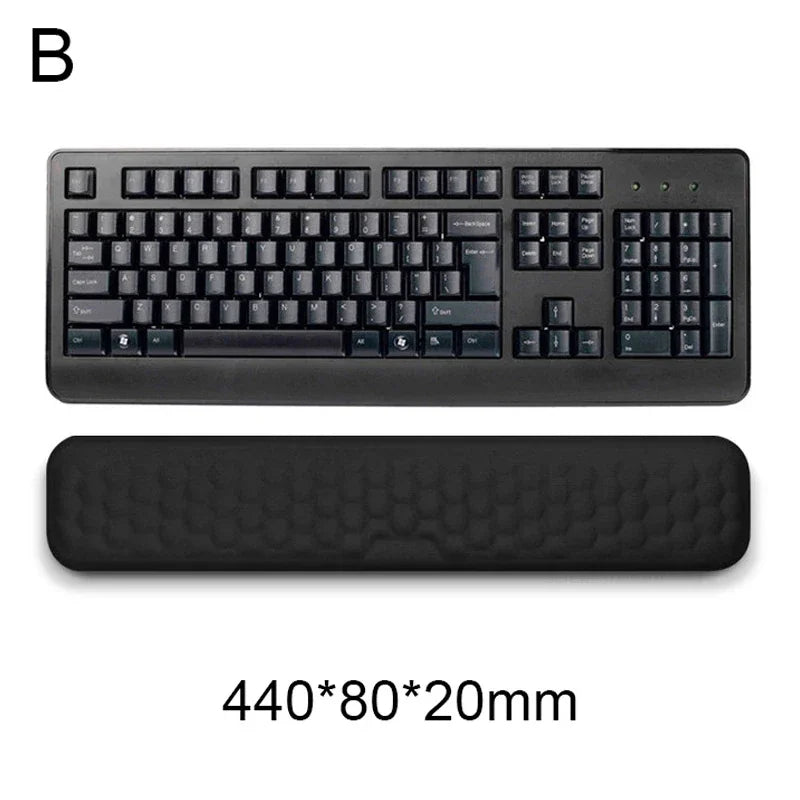 Mouse Pad Keyboard Mouse Wrist Rest Office Typing Protection Relax Wrist Ergonomic Memory Foam Computer Laptop Desk Mat