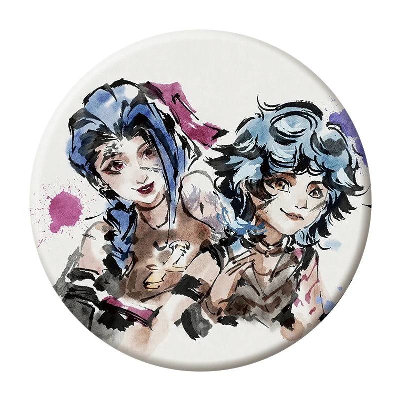 League of Legends Arcane Button Pin