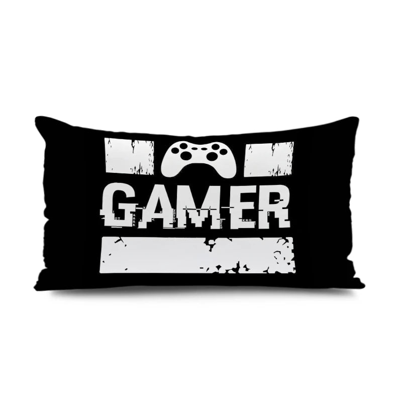 Gamers Home Gaming Hotel Decorative Pillowcase Video Game Party Cushion Cover Color Keyboard