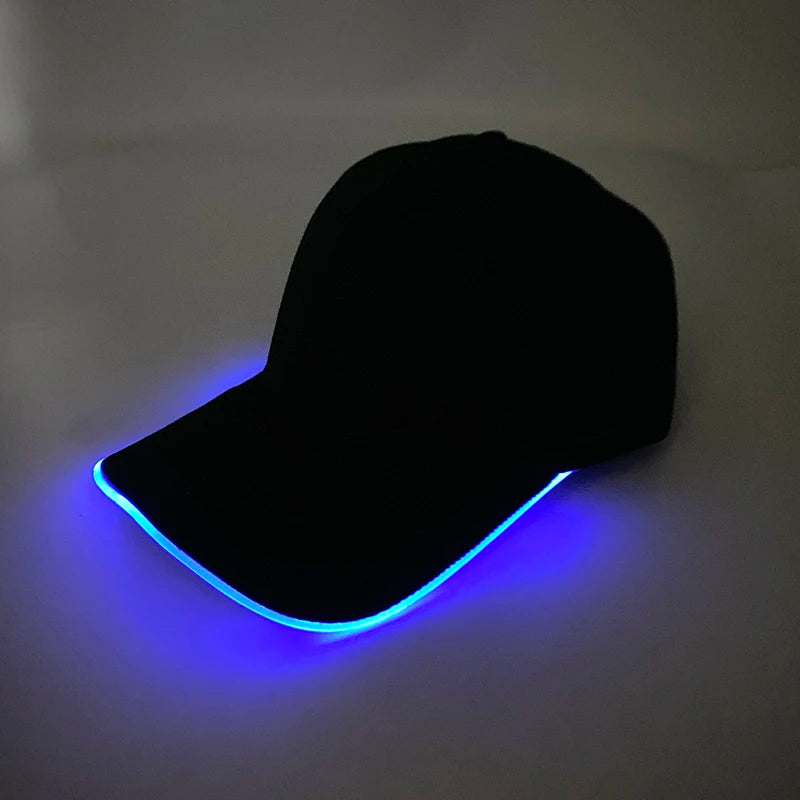 Glowing LED Baseball Cap