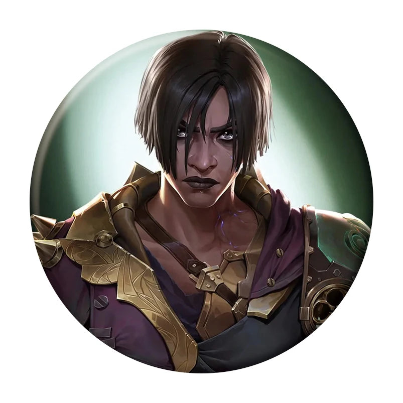 League of Legends Arcane Button Pin