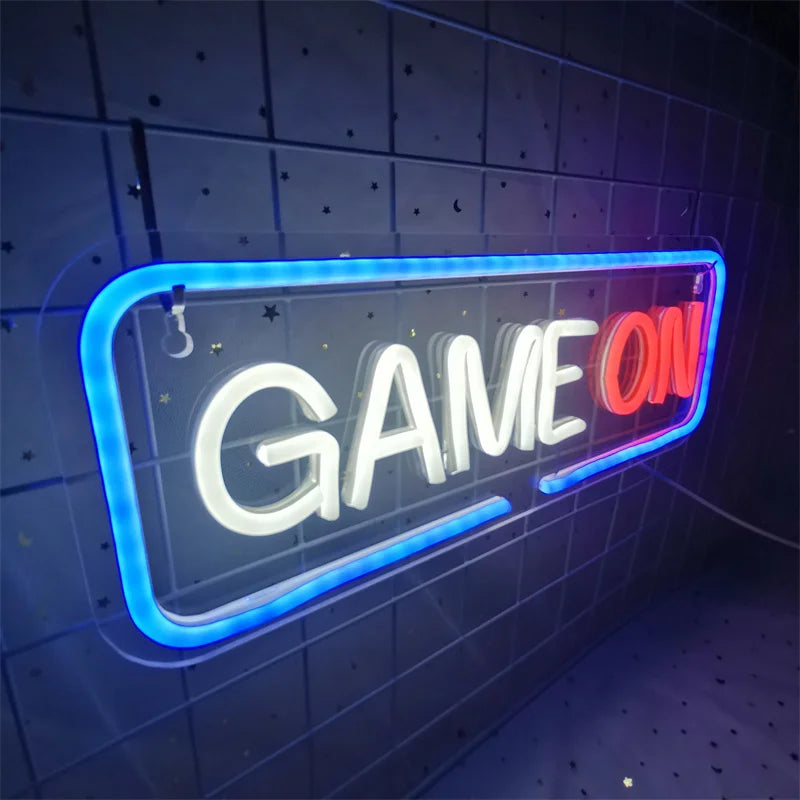 USB LED Game On Sign