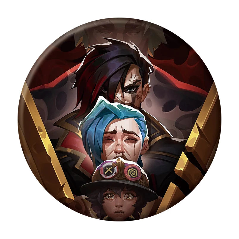 League of Legends Arcane Button Pin