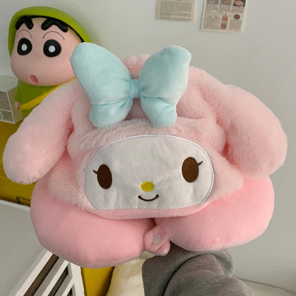 Cartoon style Hooded Neck Pillow