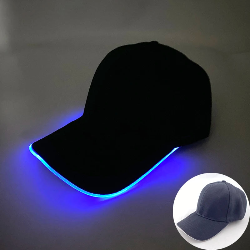 Glowing LED Baseball Cap