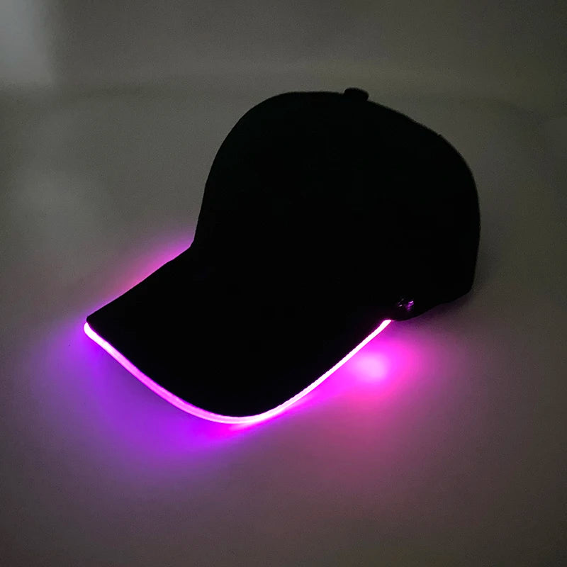 Glowing LED Baseball Cap