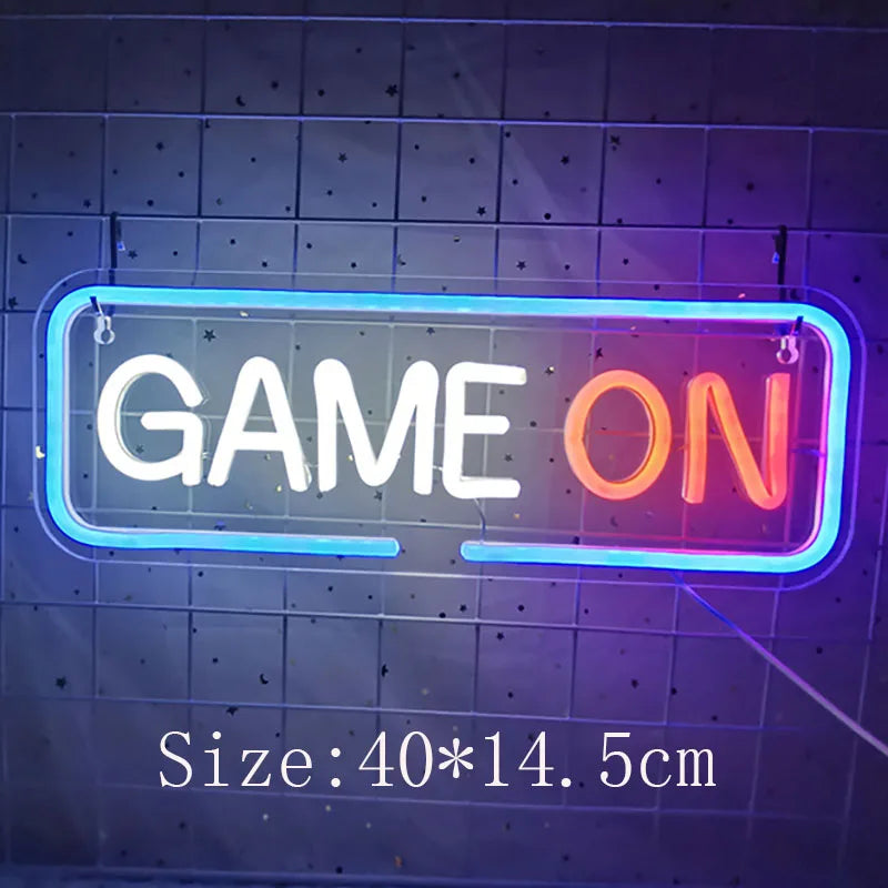 USB LED Game On Sign