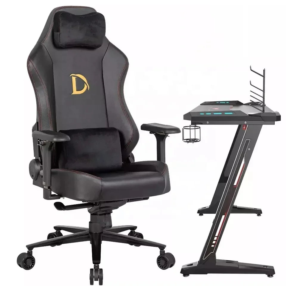 Luxury 4D armrest adjustable computer  gamer with magnetic neck pillow gaming chair gaming chair with magnetic headrest