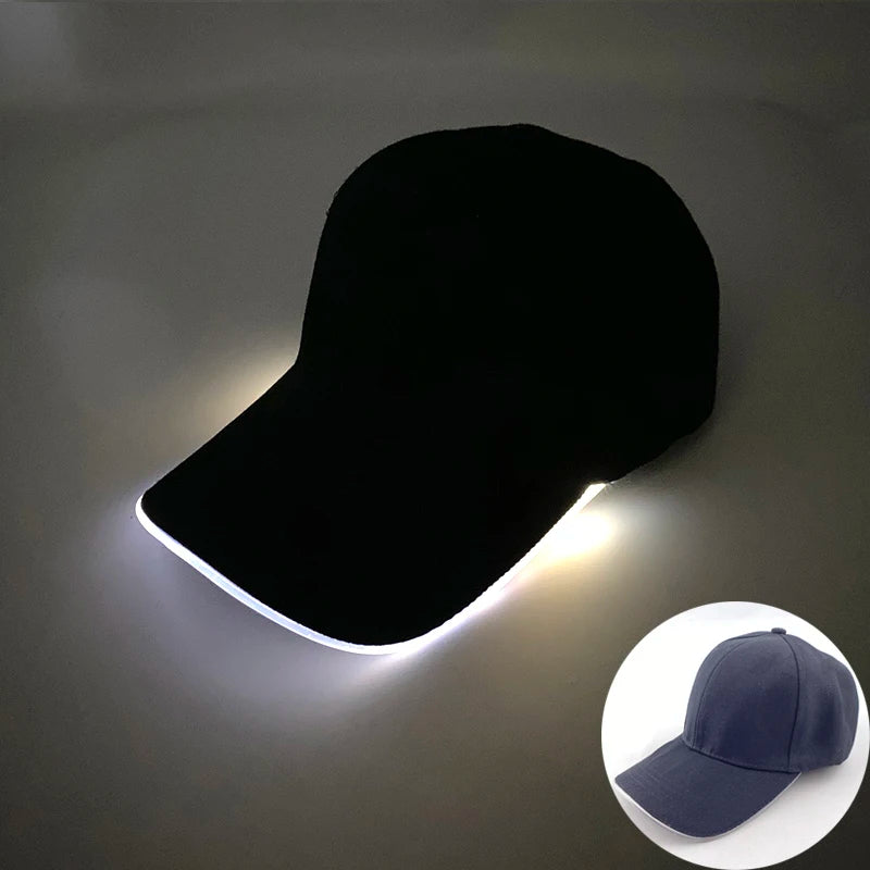 Glowing LED Baseball Cap