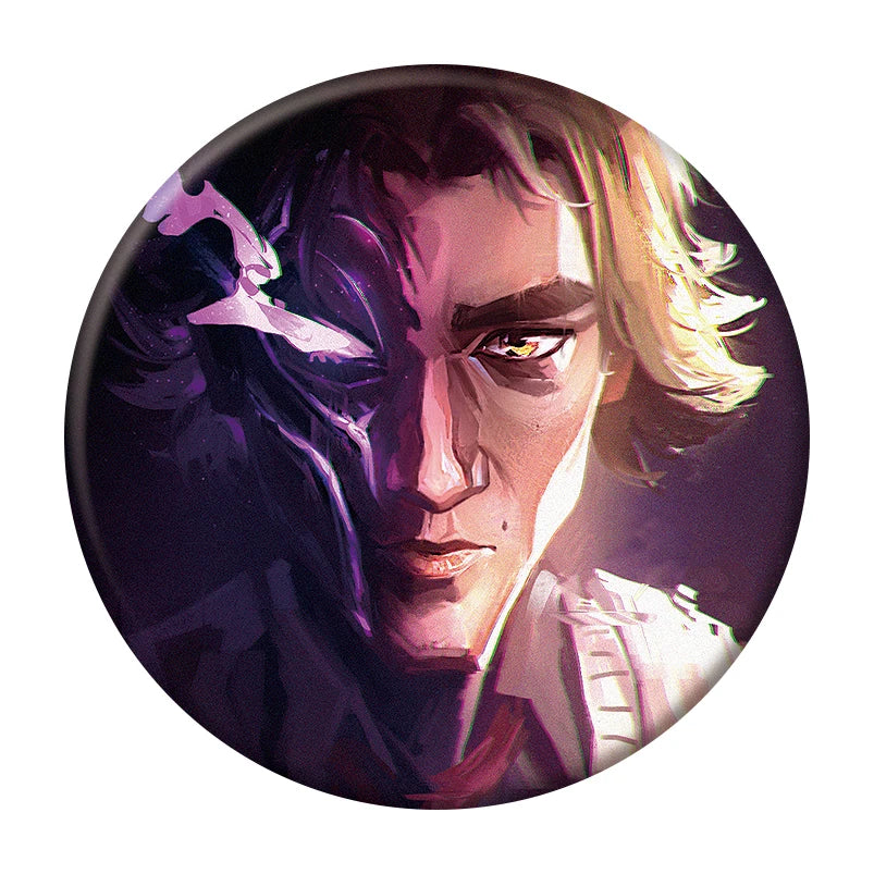 League of Legends Arcane Button Pin