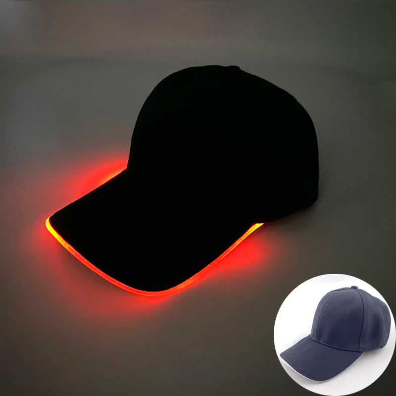 Glowing LED Baseball Cap