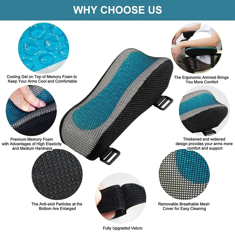 Cooling Gel Memory Foam Elbow Rest