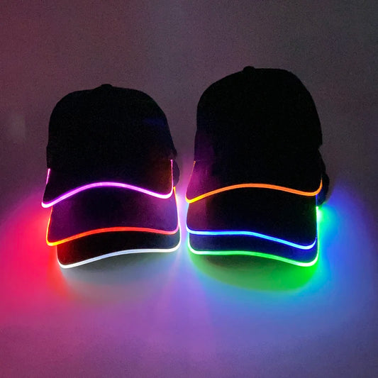 Glowing LED Baseball Cap