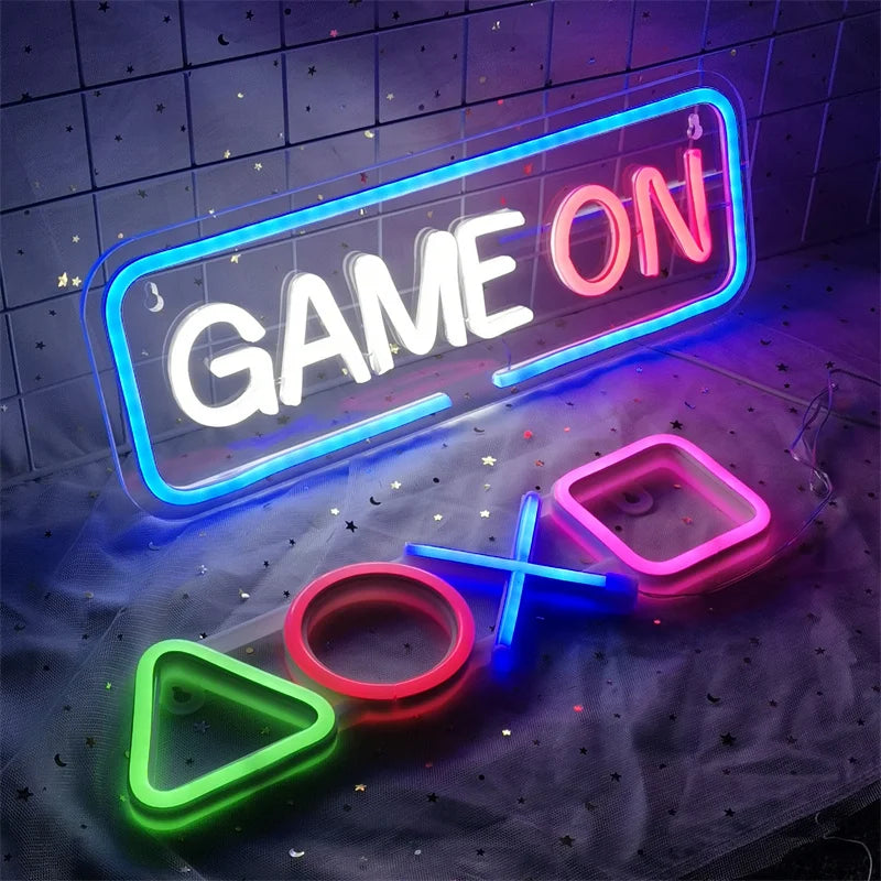 USB LED Game On Sign