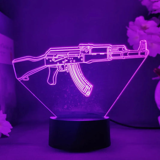 LED / RGB AK-47 Light For Table