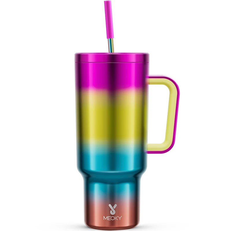 Meoky 1.2L Stainless Steel Cup With Handle