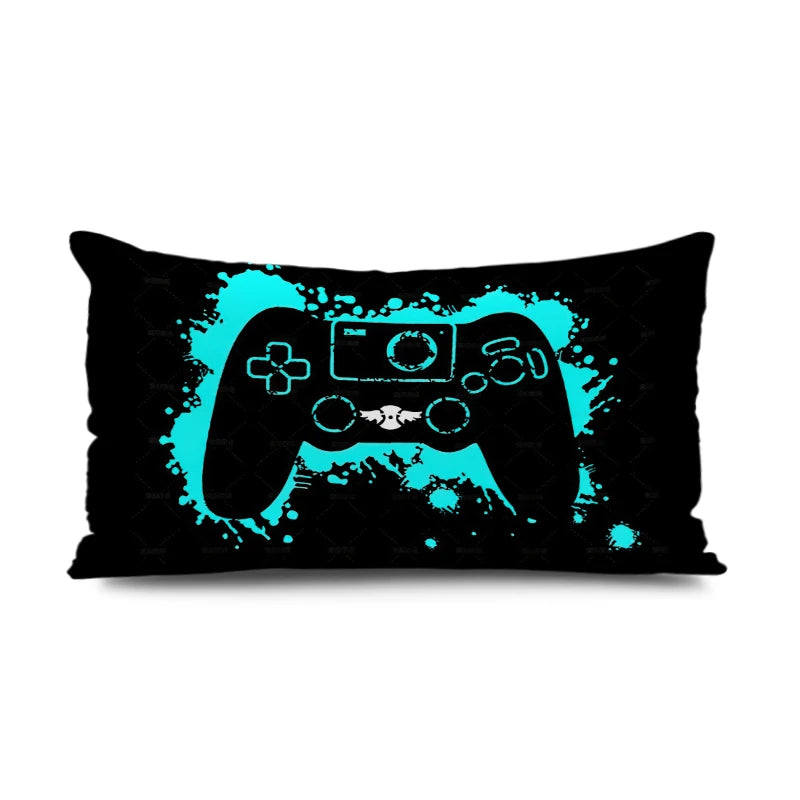 Gamers Home Gaming Hotel Decorative Pillowcase Video Game Party Cushion Cover Color Keyboard