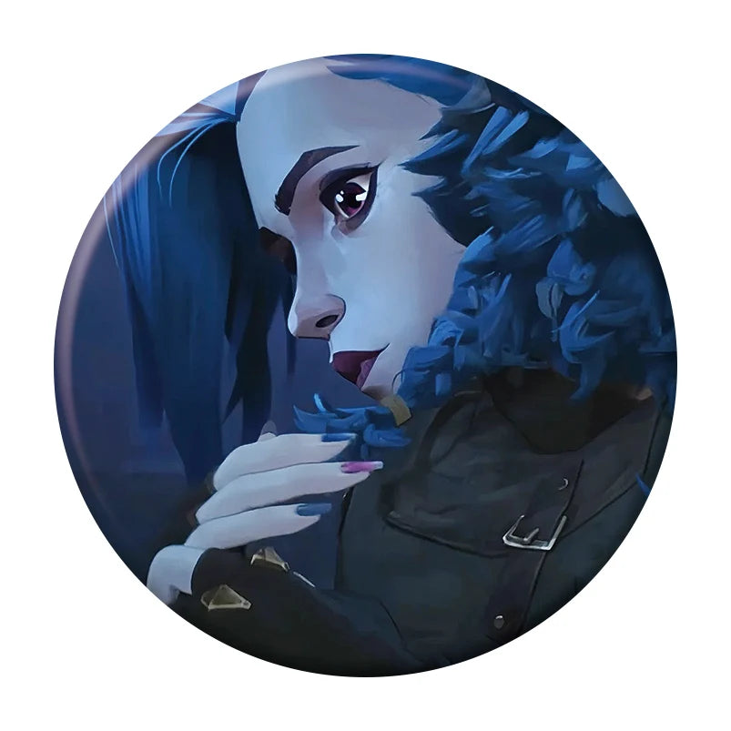 League of Legends Arcane Button Pin